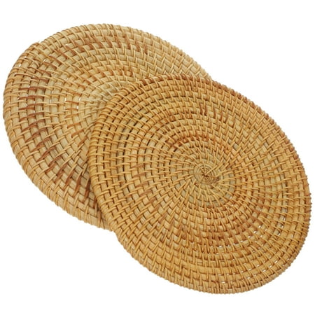 

LITINKIMI 2Pcs Heat Insulation Table Mat for Various Festivals in Dining Room with Rustic Charm 7.86X7.86X0.20in