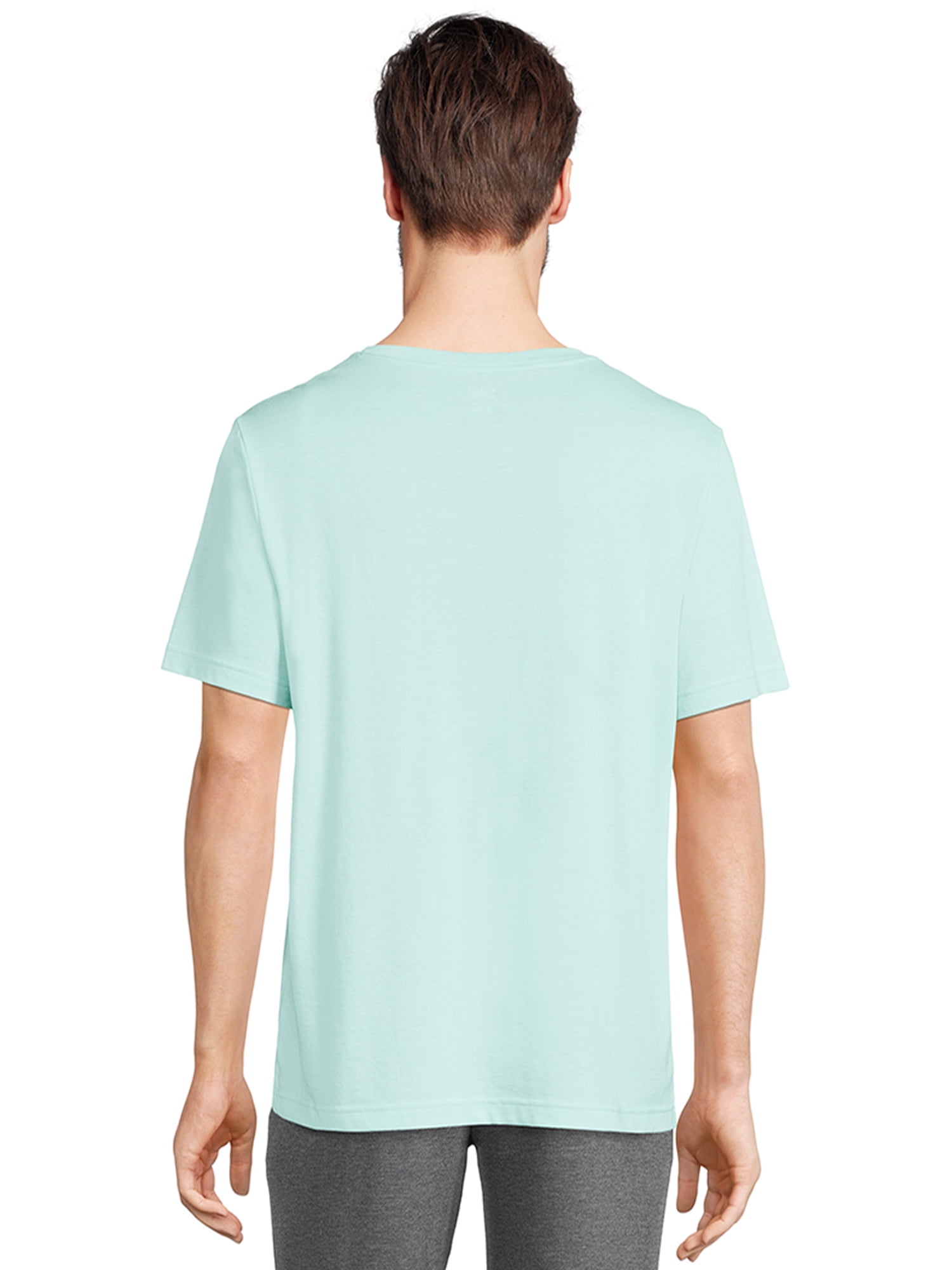 Athletic Works Men's Solid Tri-Blend T-Shirt with Short Sleeves, Sizes S-5XL
