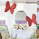 thumbnail image 4 of Flores para la Decoración Mariposas Velos Flor Ventana Decoración Flor Boda Fiesta Patio Al Aire Libre Decoración Escena Disposición 32x30cm Papel Rosa Mariposa Fiesta Decoraciones, 4 of 6