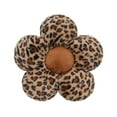 thumbnail image 2 of Car Waist Support Cushion Leopard Print Flower-Shaped Plush Car Seat Decoration, Breathable & Comfortable Plush Material For Vehicle Interior, Winter Warmth Protection, 2 of 5