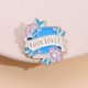 thumbnail image 4 of Broche de libros, broche de flores lindas, libro exquisito, broche de aleación geométrica, 4 of 5