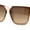 Beige - Brown, variant on Girls Child Size Half Rim Rimless Horn Rim Designer Style Sunglasses Beige - Brown