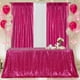 thumbnail image 3 of Mantel Poise3eHome con lentejuelas rosa intenso, 152 x 305 cm, rectangular, 3 of 7