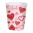 thumbnail image 3 of 24-Person Dinner Dessert Plates Napkins Table Cover Set Heart-Shaped Pattern Dinnerware for Valentine Day Party, 3 of 5