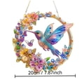 thumbnail image 6 of PLPPYFS Stained Acrylic Window Hanging, Colorful Sun Catchers Diamond Art Acrylic Panel Hangings Cute Birds Suncatcher Decor for Birthday Christmas for Women, Men, Wife, Aunt, and Mom 7.87 in, 6 of 7