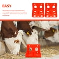 thumbnail image 4 of RUNROTOO 4Pcs Salt Fodder Feeder Durable Use Plastic Salt Container For Sheep Farm Use Orange, 4 of 8