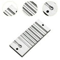 thumbnail image 2 of Bloque de estampado, bloque de Metal para fabricación de joyas, accesorios de equipos, ranuras semicirculares de hierro para fabricación de pulseras, Estilo A, 2 of 9
