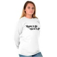 thumbnail image 3 of Mom Life is the Best Mothers Day Women's Long Sleeve T Shirt Brisco Brands S, 3 of 6