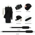 thumbnail image 4 of Water Bottle Carrier Bag for Stanley 40/30 oz Tumbler with Phone Pocket Neoprene Water Bottle Holder with Shoulder & Handheld Strap Stanley Cup Accessories, 4 of 6