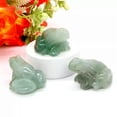 thumbnail image 5 of K-KED Natural quartz crystal carved frog stone frog animal mascot gift-Green Aventurine Jade Stone, 5 of 6