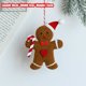 thumbnail image 3 of Colgantes para árbol de Navidad, decoración de Papá Noel, copos de nieve, pequeñas campanas, lazo de alce, estrella, bolsa de la suerte, colgante 2025 para niños, decoración de Año Nuevo, 3 of 5