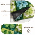 thumbnail image 6 of Large Area Rugs for Living Room Bedroom, St. Patrick's Day 8'x10' Rug Washable Carpet Runner Indoor Outdoor, Green Blue Lucky Shamrocks Rustic Leaves Non Slip Floor Mats Rug for Kitchen, Patio, 6 of 8