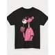 thumbnail image 1 of Pink Panther Trend Boba T-shirt Unisex cotton T-shirt cartoon character costume cool, 1 of 6