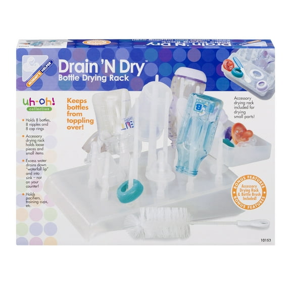Mommy's Helper Drain 'N Dry Bottle Drying Rack, 1.0 CT