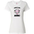 thumbnail image 3 of Inktastic I Really Love Anime with Cute Anime Cat and Hearts Women's T-Shirt, 3 of 5