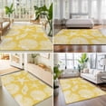 thumbnail image 4 of Large Area Rugs 6'x9', Yellow Starfish Coastal Carpet Runner Indoor Outdoor Rugs Home Decor Aesthetic, Shell Coral Summer Beach Nautical Ocean Non Slip Mats Accent Rug for Living Room Bedroom, 4 of 8