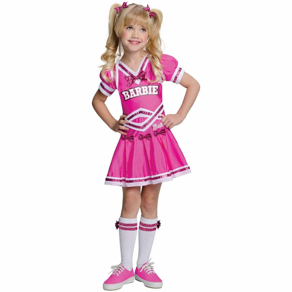 Barbie Cheerleader  Child Halloween  Costume  Walmart com 