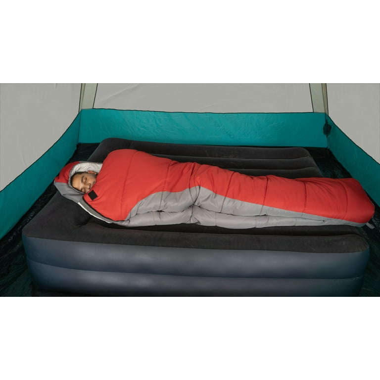 Free Shipping! Ozark Trail 10F Mummy Sleeping Bag with Soft Liner