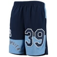 thumbnail image 2 of Youth Kevin Kiermaier Navy Tampa Bay Rays Pandemonium Name & Number Shorts, 2 of 3
