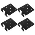 thumbnail image 2 of Miangastore Bed Hardware Iron 4Pcs 4.3X3.4X0.1In For Heavy Load Bearing Home Furniture Assembly, 2 of 9