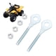 thumbnail image 1 of Ajuste de la Cadena de Atv, Acero inoxidable 2 piezas de Uso Duradero de la Cadena Profesional para 50 70 90 110 125 250cc Bicicleta de Suciedad, 1 of 7