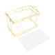 thumbnail image 2 of Organizador de baño de 2 niveles para mejorar el espacio y el estilo Glamour dorado, 2 of 8