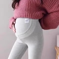 thumbnail image 5 of Winter Ready Cotton Pregnancy Leggings With Elastic Waistband Full Abdomen Coverage Comfort Maternity Leggings, 5 of 8