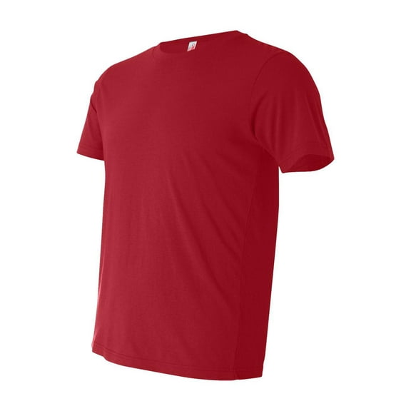 Bella   Canvas Unisex Poly-Cotton Short-Sleeve T-Shirt M RED
