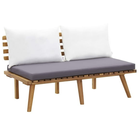 Casafoyer Garden Bench with Cushions 45.3" Solid Acacia Wood