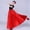 Red, variant on Shining Satin Long Spanish Skirt Swing Dancing Skirt Belly Dance skirt Sun Skirt 14 Colors,Wine Red,One Size