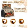 thumbnail image 4 of Happy Thanksgiving Mailbox Cover Pumpkin Fall Harvest Magnetic Mailbox Wraps Thankful Turkey Letter Post Box Cover Standard Size for Home Festival Holiday Outdoor 21 x 18 Inch, 4 of 6