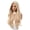 Gold, variant on Forehead Lace Center Parted Blonde Large Wavy Long Curly Wig | Fashionable Women's Wig | Natural Style | Suitable for any skin tone and face shape