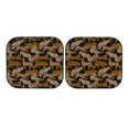 thumbnail image 7 of Xecao Leopard Print for Foldable Car Sun Shades (2-Pack) offer sun protection with an easy-fold design for convenient windshield shading., 7 of 7