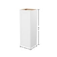 thumbnail image 4 of Furinno Shaker 1-Door-3 Shelves Wall Kitchen Cabinet, Ready to Assemble, 12 D x 15 W x 42 H, White, 4 of 6