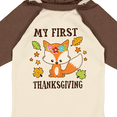thumbnail image 4 of Inktastic My First Thanksgiving with Fall Fox and Leaves Boys or Girls Long Sleeve Baby Bodysuit, 4 of 5