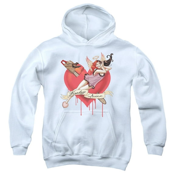 Batman - Perfect Angel - Youth Hooded Sweatshirt - Small