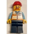 thumbnail image 2 of LEGO City: Construction Worker Minifigure with Cement Mixer, 2 of 4