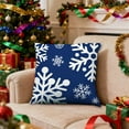 thumbnail image 6 of Xuniizn Christmas Pillow Covers 18x18 inch Xmas Decorations Soft Plush Faux Fur Wool Christmas Throw Pillow Cases Winter Holiday Decor for Sofa Living Room, 6 of 7