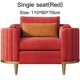 thumbnail image 1 of Loveseat Living Room Sofa 3 Seat Leisure Lounge Couch Household Lazy Room Furniture Home Office Upholstered Fabric Sofa My Lux Decor Round, 1 of 9