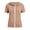 Khaki, variant on vzibsiv Womens Short Sleeve Zip Up Hoodie Casual Summer Top For Women,Black L