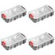 thumbnail image 1 of DQrwqpou Caja Aparejos Pesca Gran Capacidad Caja Herramientas Impermeable Con Tapa Transparente (rojo + Negro), 1 of 4