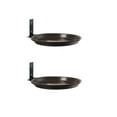 thumbnail image 3 of 3-Pack Outdoor Bird Feeding Station, Bath Bowl with Metal Bracket for Fence, Deck or Patio Use, 3 of 7