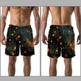 thumbnail image 3 of luoweisi Men's Beach Shorts Quick Dry Swim Trunks with Mesh Lining Halloween Spider Web 2XL, 3 of 5