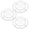 thumbnail image 1 of BESTYASH 3Ud Soporte Para Gas Base Compacta Metal Plateado Accesorios Para Cocina, 1 of 8
