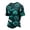Green #015, variant on Mens Halloween Shirts Castle Candy Print Crew Neck Scary T-Shirt Spider Graphic Short Sleeve Spooky Horror Tees M