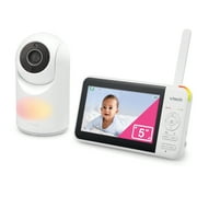 VTech VM5267 Video Baby Monitor with 5 Display and Remote Pan & Tilt Camera