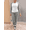 White Gray, variant on Women's 2 Piece Tracksuit Outfits for Women Jogger Bodycon Pants Set-Black Pink-M
