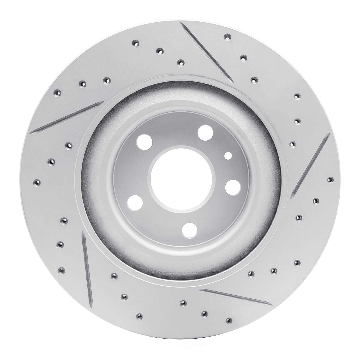 Dynamic Friction Company 830-27052L DFC Geoperformance Rotor - Drilled and Slotted