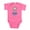 Raspberry, variant on - U.S. Navy I Want To Be Like My Dad - Cute Infant Bodysuit Baby Romper - Size Newborn - 24 Months