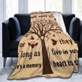 thumbnail image 5 of Yibo Bereavement Gifts, Sympathy Gift Blanket Flannel Soft and Comfortable Anti-static Bed Sofa Blanket, 5 of 7
